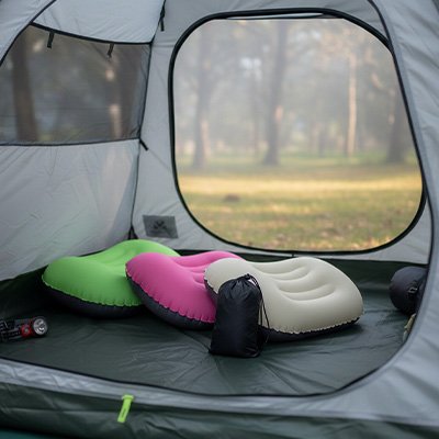 coussin gonflable 3 couleurs