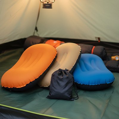 coussin gonflable extra confort voyage 3 couleurs