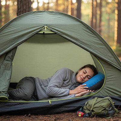 coussin gonflable extra confort voyage tente