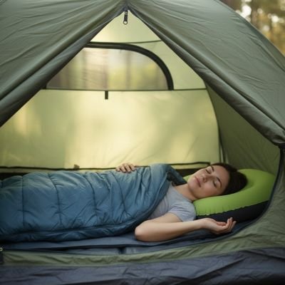 coussin gonflable ultra confort femme vert