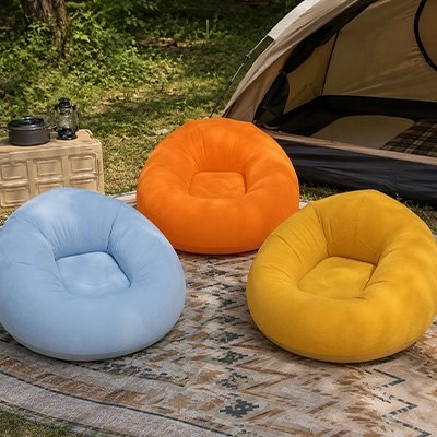 fauteuil gonflable 3 couleurs