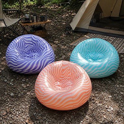 fauteuil gonflable 3 couleurs