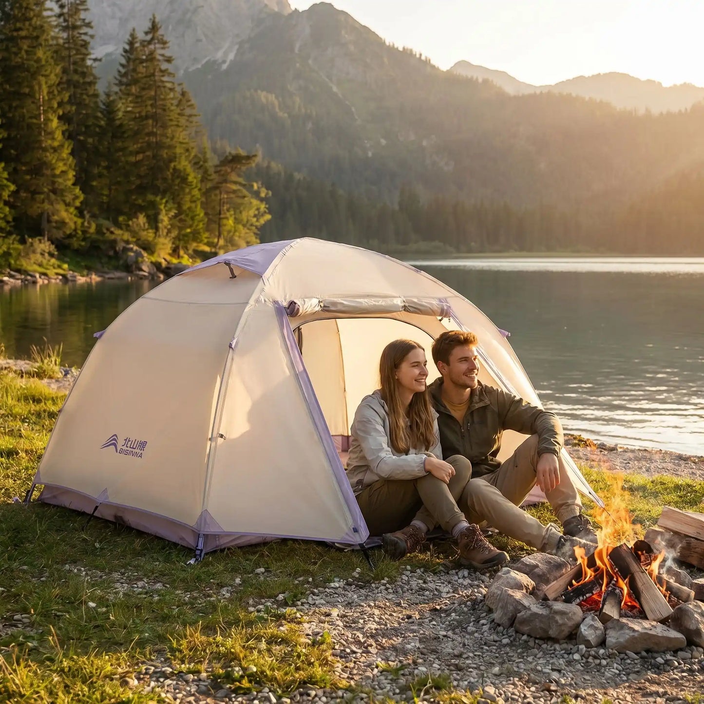 Tente randonnée double couche | 3 saisons imperméable