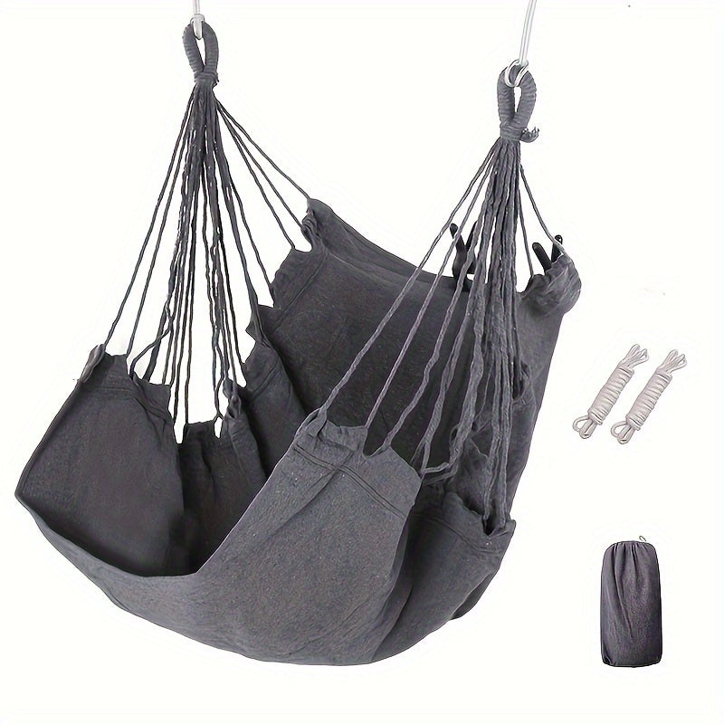 hamac suspendu chaise gris