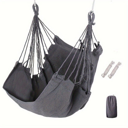 hamac suspendu chaise gris