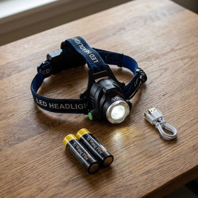 presentation de la lampe frontale