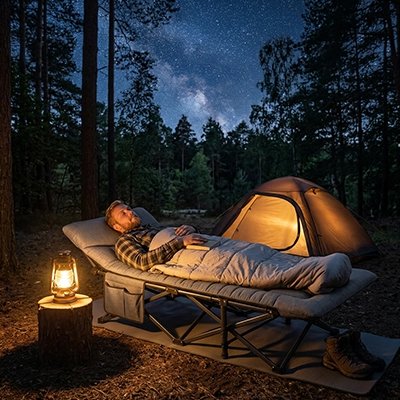 lit de camp nuit