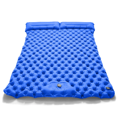 Matelas gonflable 2 personnes, modèle bleu royal.