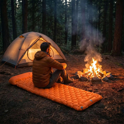 matelas gonflable camping simple gonflage rapide brunante