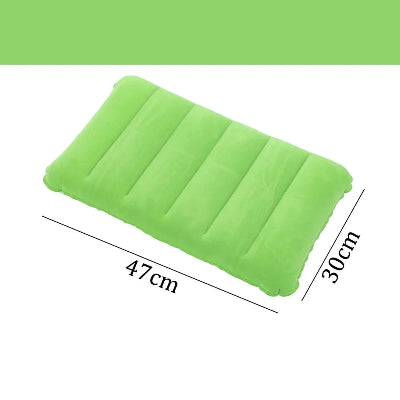 oreiller gonflable camping ultra compact vert