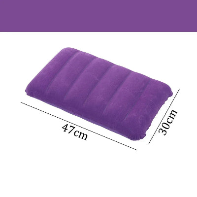 oreiller gonflable camping ultra compact violet