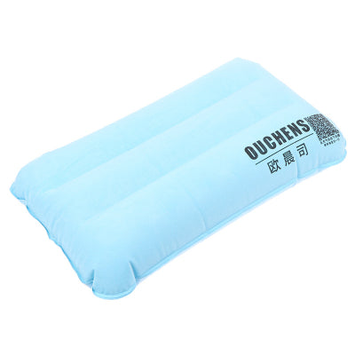 oreiller gonflable ultra leger bleu