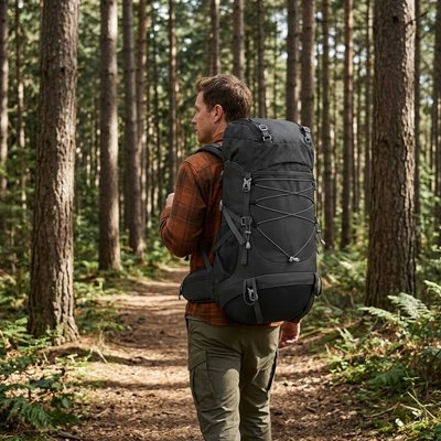 Sac à dos pour randonnée noir homme randonnée bois