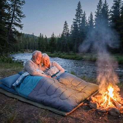sac couchage camping double impermeable ages