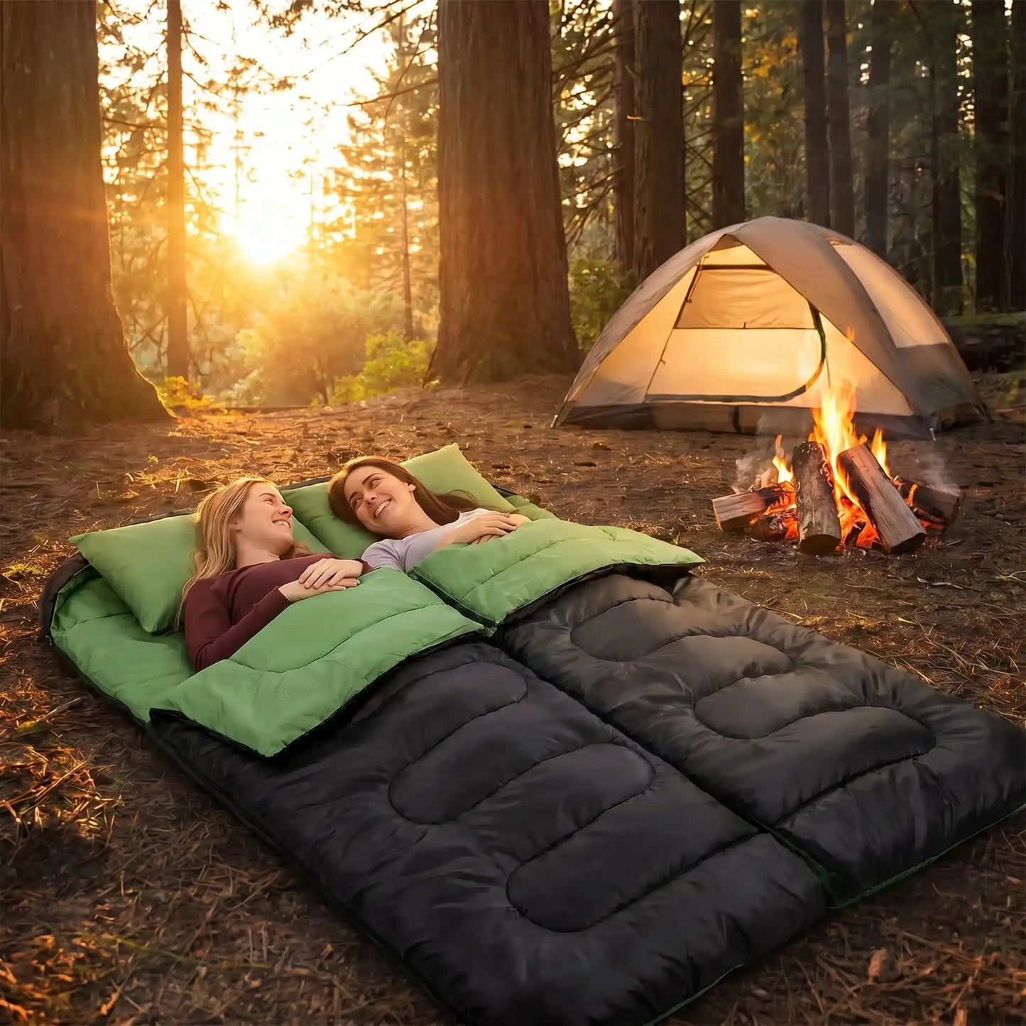 sac couchage camping double impermeable filles