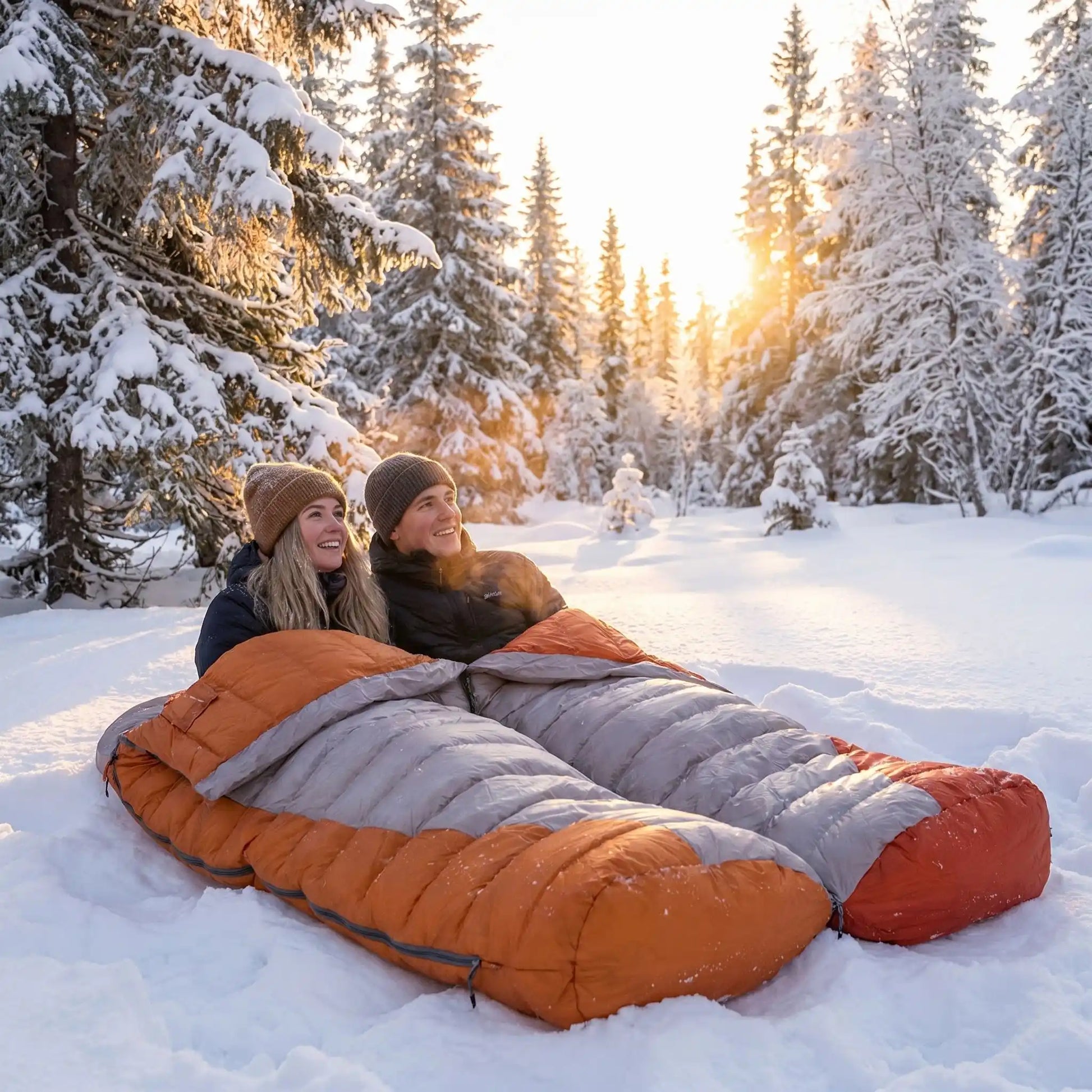 sac de couchage chaud ultra leger duvet premium couple