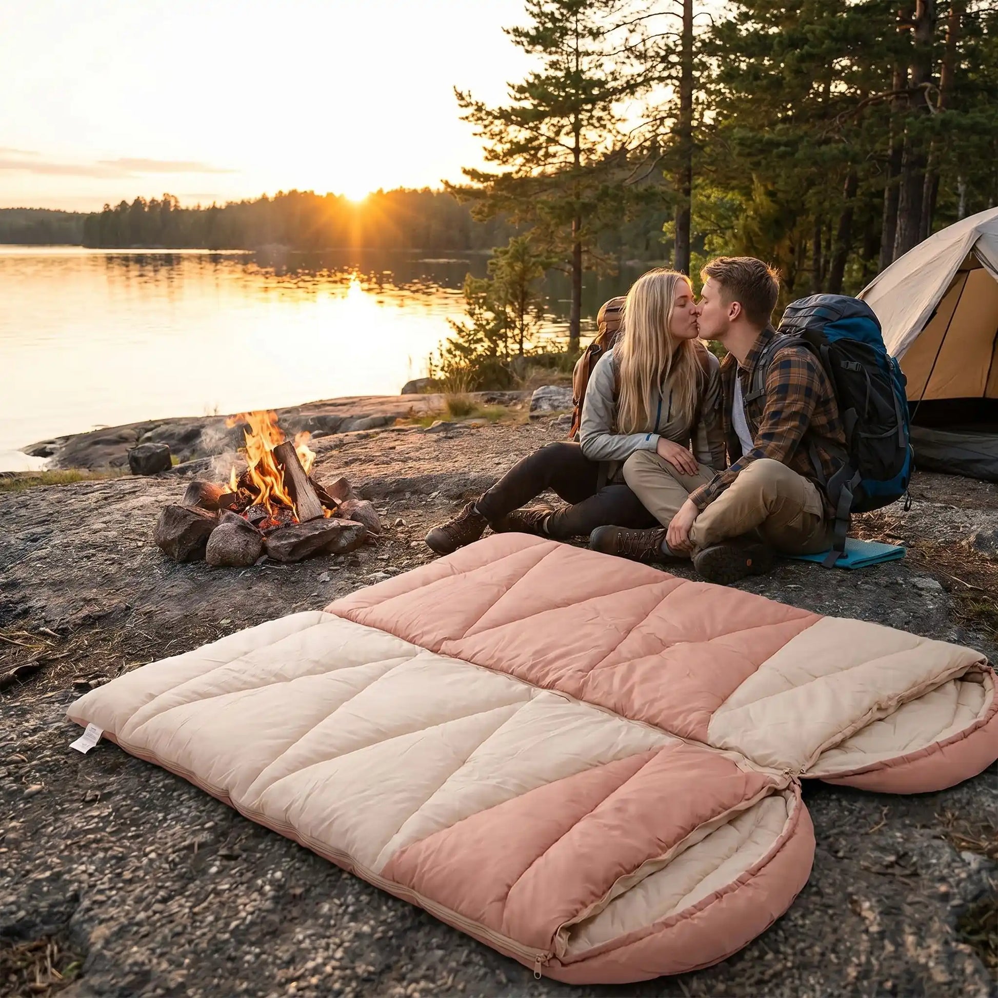 sac de couchage confort thermique couple