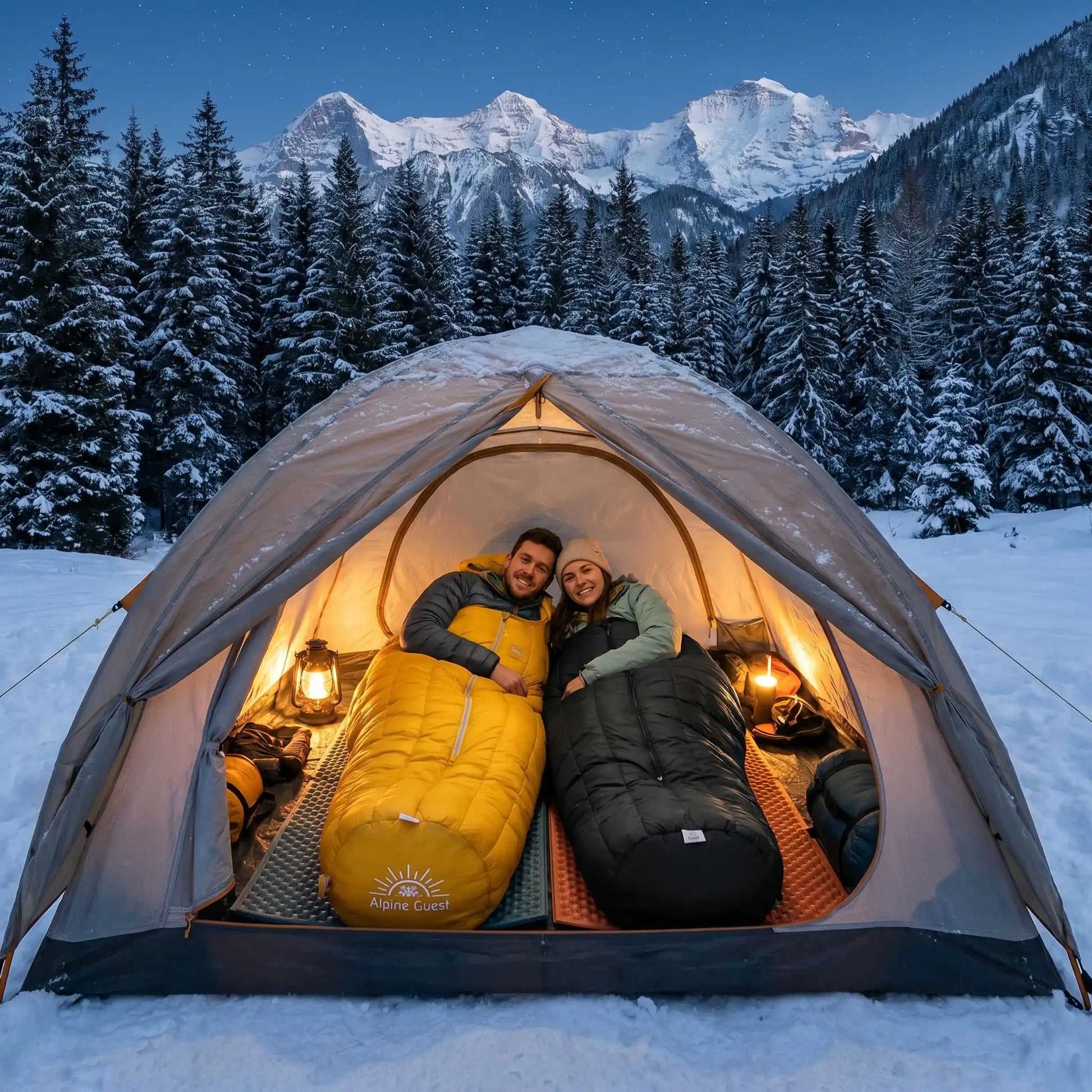 sac de couchage hiver premium couple
