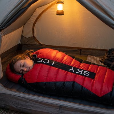 sac de couchage pour grand froid lumiere