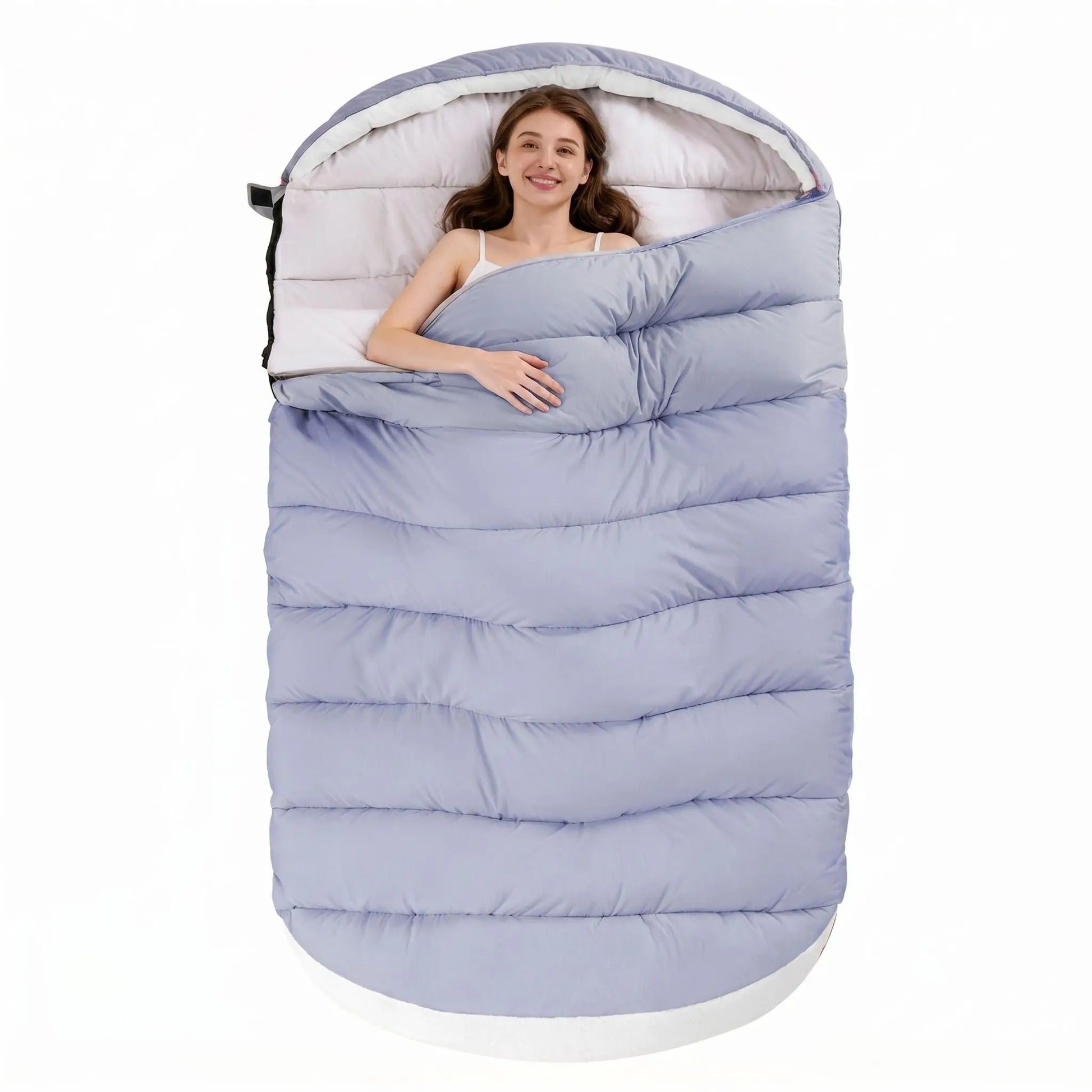 sac de couchage premium bleu