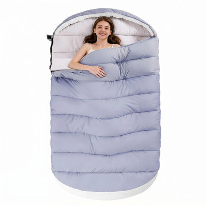 sac de couchage premium bleu