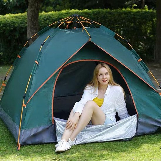Tente camping femme