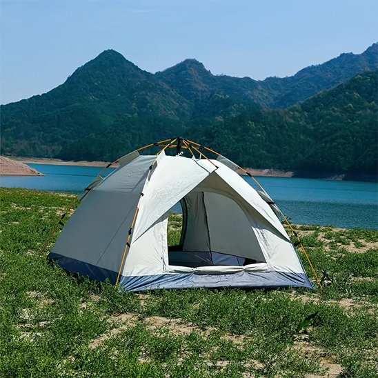 Tente camping riviere
