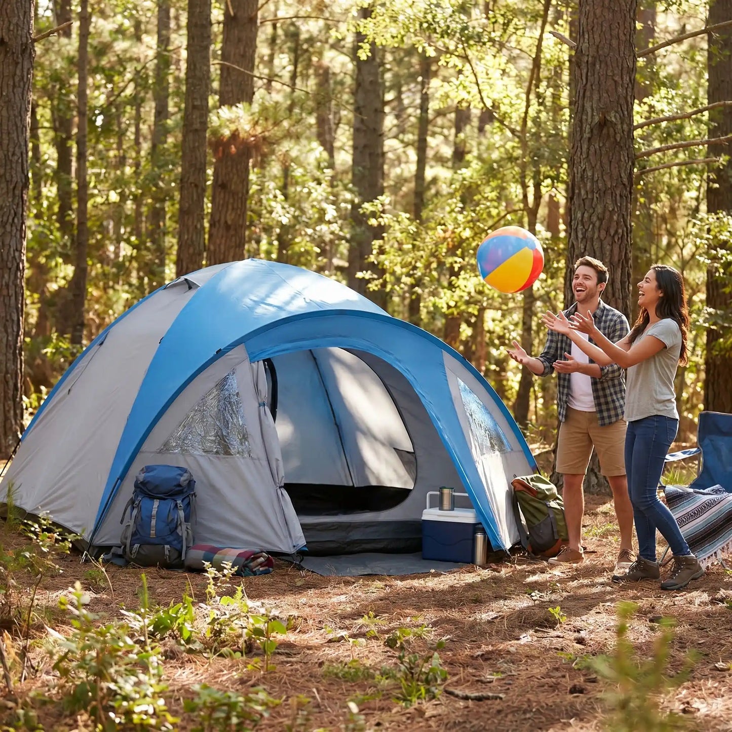 tente de camping 2 personnes montage rapide couple