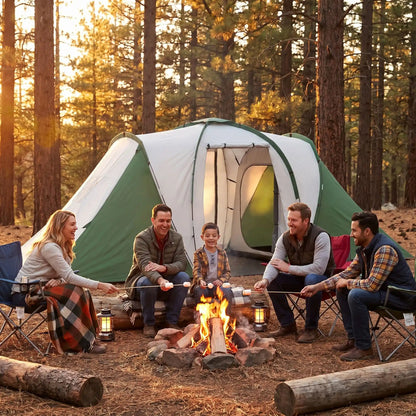 tente de camping familiale montage rapide amis