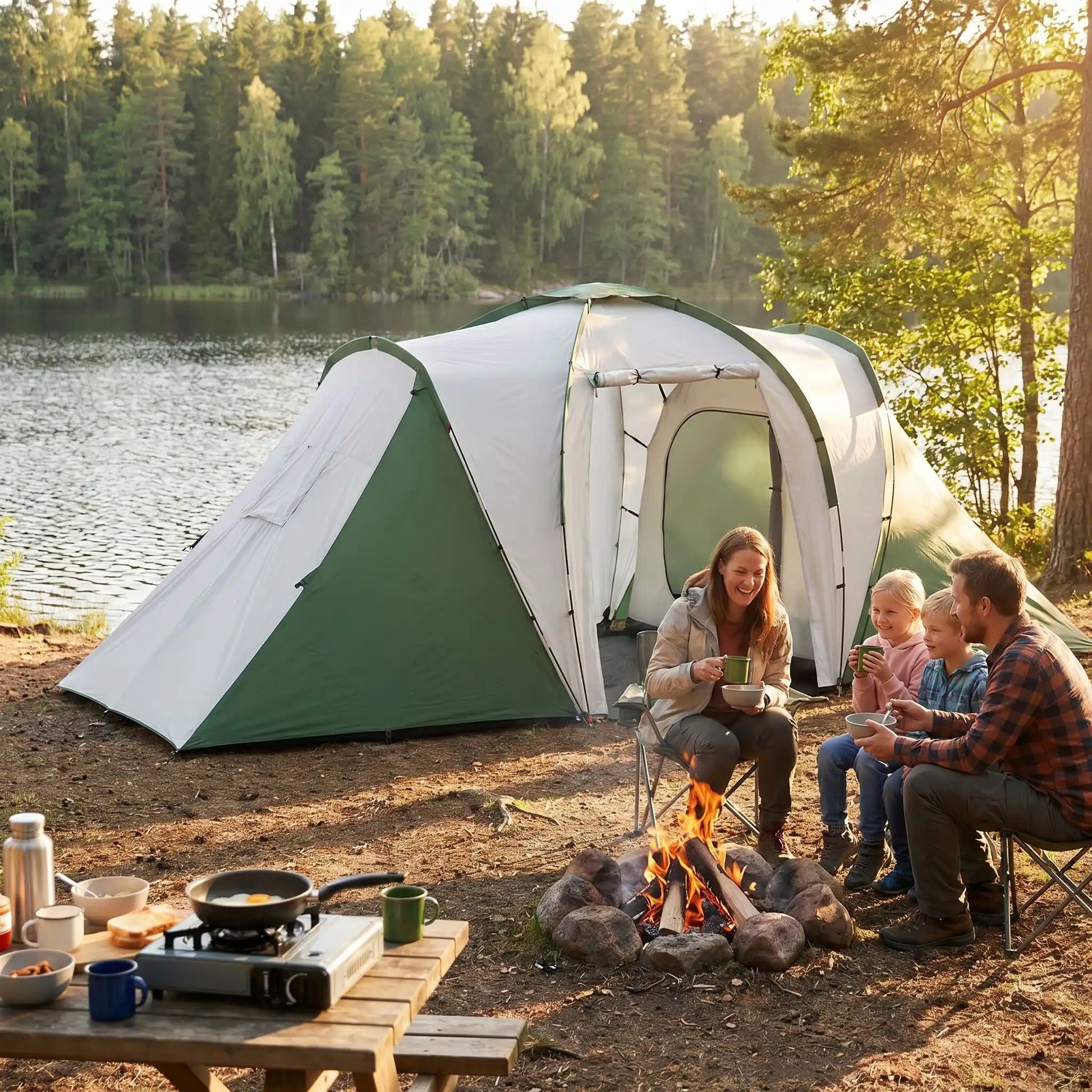 tente de camping familiale montage rapide famille