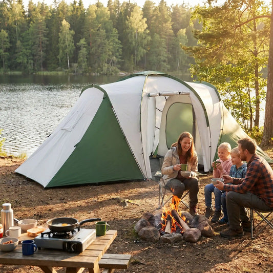 tente de camping familiale montage rapide famille