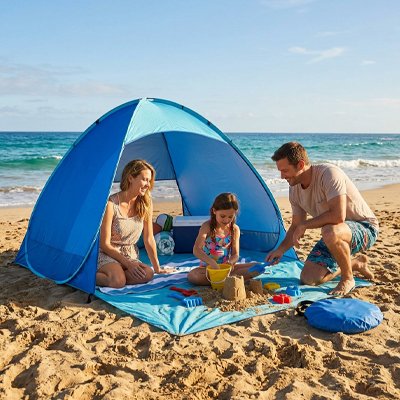 tente de plage chateau